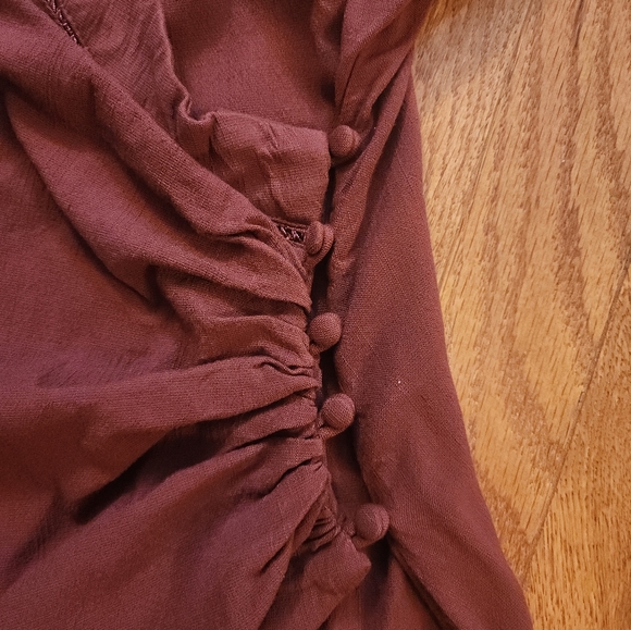 Free People Dylan Wrap Dress in Desert - Picture 3 of 6